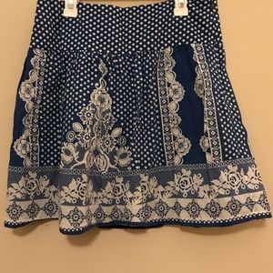 Urban Outfitters Kimchi Blue Printed Skirt